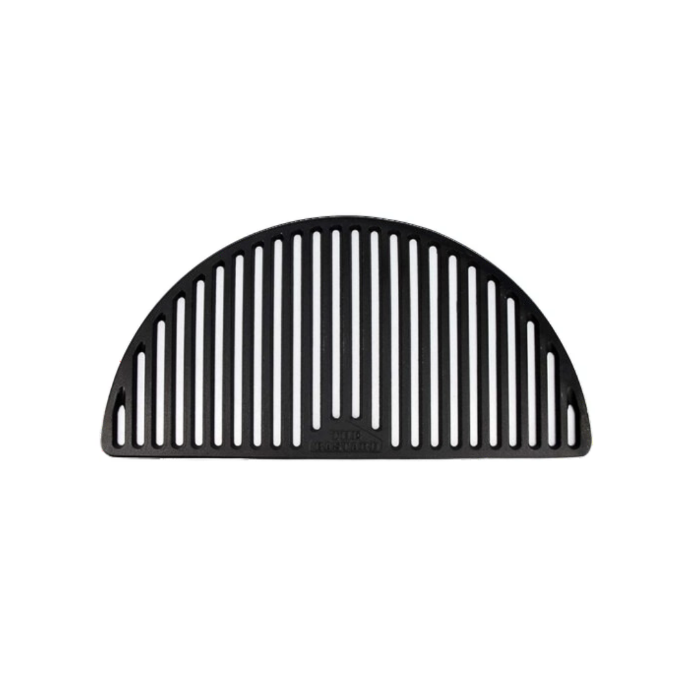 Grille De Barbecue Demi-lune En Fonte - Diamètre 46.5 Cm - Pour Ynni Kamado 53.3 Cm Et Plus - Référence TQ21CRG
